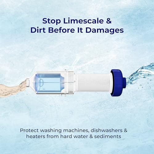 WaterLabs Geyser Filter with Replacement Cartridge Combo for Hard Water | Protects from Limescale, Sediment & Rust | Universal Fit for Bathroom, Washing Machine & Dishwasher | Easy DIY Install 3