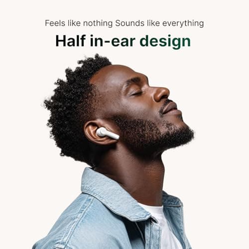 Noise Buds Mini Truly Wireless Earbuds (2026) | Half in-Ear Design | 40H Playtime | Quad Mic ENC for Clear Calls | 13mm Driver | Low Latency Gaming Mode | BT v5.3 | IPX4 Sweat Resistant - Jet Black 3