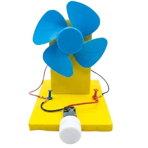 ERH India DIY Wind Mill Science Project Kit for School Students Physics Working Model STEM Educational Learning Activity for Kids Science Exhibition Projects 2