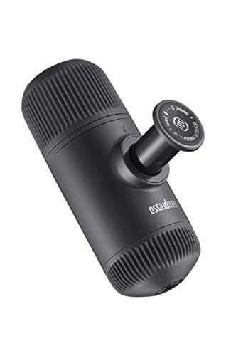 Wacaco Nanopresso Manually operated Mini Portable Espresso Maker- With Adapter-Extra Small Coffee machines for Travel, Camping, Office-Black 2