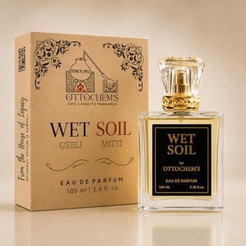 Wet Soil Eau de Parfum 100ml | Petrichor Rain Scent | Earthy & Fresh Natural Mitti Attar Inspired Perfume | Unisex Long Lasting Fragrance | Best Gift for Loved Ones | by Ottochem's