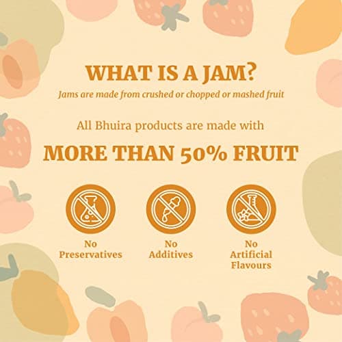 Bhuira Apricot Jam - 240g | All Natural No Added Preservatives, Artificial Colors | Handmade Himachal Vegan Spread | Breakfast Dessert Jam | Healthy Snack | Guilt-Free | Sweet Tart 5