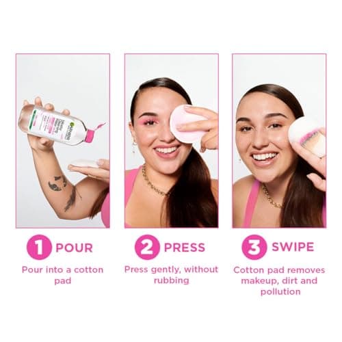 Garnier Skin Naturals, Cleansing Water, Hydrating & Soothing, Micellar Cleansing Water, 125 ml 5