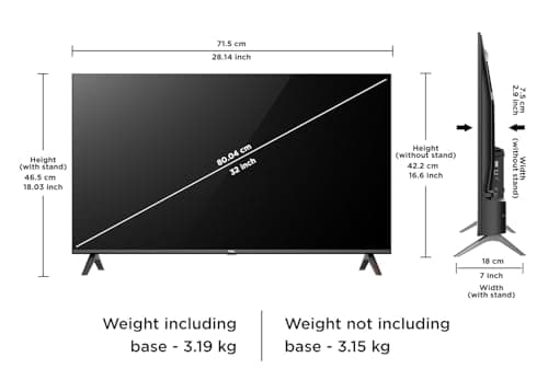 TCL 80 cms (32 inches) V5C Series Full HD Smart QLED Google TV 32V5C 6