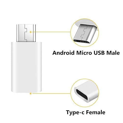 Sai Traders (1piece USB 3.1 Type C Female to Micro USB Male Data Sync Adapter Charging Connector for Smartphones and Tablets - 1pc. 4