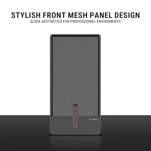 Ant Esports Si14 Mini-Tower Computer Case/Office Cabinet - Black | Support Micro-ATX, Mini-ITX 3