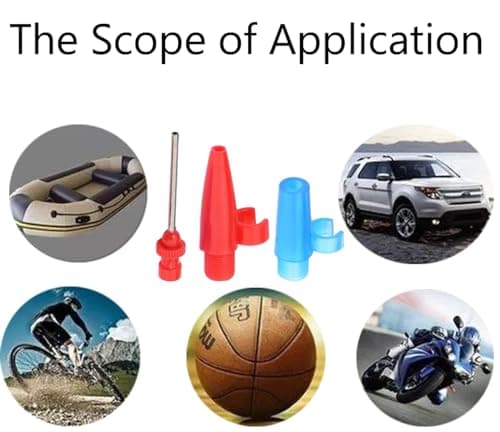12v/300psi 2115 Tyre Inflator Heavy Duty Air Pump with Pressure Gauge Multiple Nozzle & Adaptor Universal for Car/Van/Truck/Bus/SUV 4