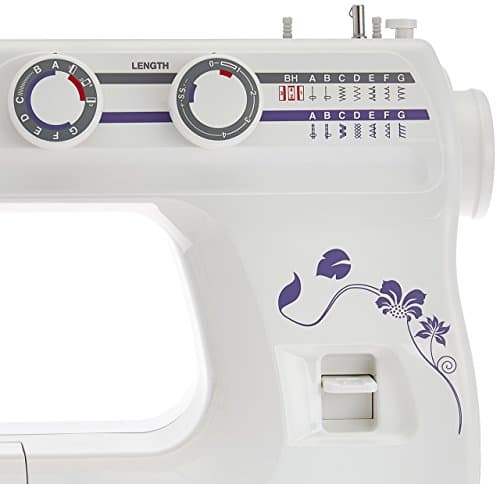 Usha Janome Wonder Stitch Automatic Zig-Zag Electric Sewing Machine ||Free Sewing Kit || 13 Built-In-Stitches || 21 stitch Function(White) With complementary Sewing Lessons in Nine languages 2