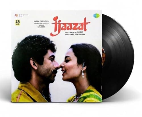 Ijaazat Bollywood Soundtrack Vinyl LP Record | R.D. Burman Music | Hindi Movie Songs | 45 RPM Collector Edition | Rhythm Studio 18
