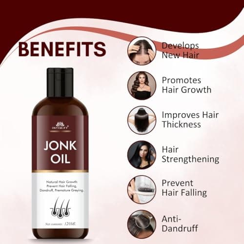 INTIMIFY Jonk Oil For Hair, Leech Oil For Women & Men- 120 ml 3