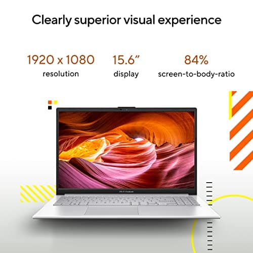 ASUS Vivobook Go 15, AMD Ryzen 5 7520U Thin & Light Laptop(AMD Radeon iGPU/8GB RAM/512GB SSD/FHD/15.6"/60Hz/Windows 11/M365 Basic (1Year)*/Office Home 2024/Cool Silver/1.63 Kg) E1504FA-NJ132WS 2