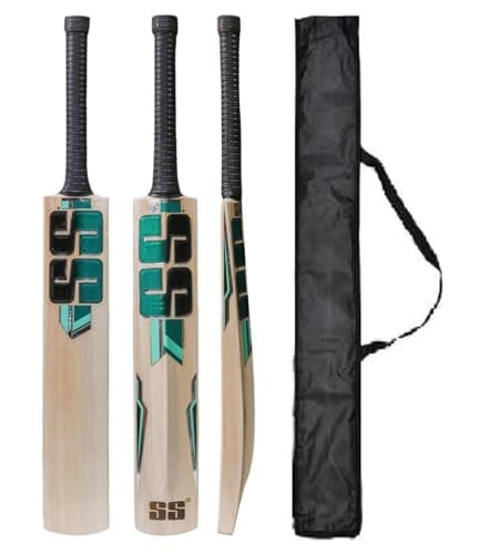 Pro Primium Cricket Bat Popular Willow Full Size Light Wait with Bat Cover Play for Tennis Ball | Plastic Ball | Rubber Ball (S.Green)