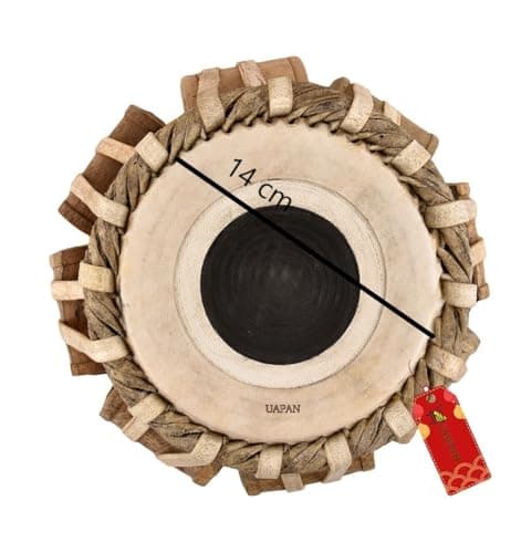 UAPAN Brass Tabla Set with All Accessories I Complete Professional Package for Musicians 6