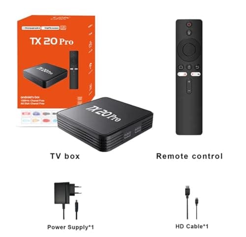 TX20 Pro Android 4K TV Box | Smart Streaming Device with Voice Remote, WiFi, Chromecast Built-in & Google Play Store Support 2