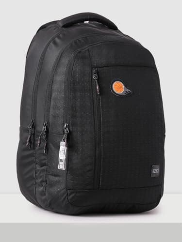 Wiki Stylish Unisex Backpack 6 Durable & Lightweight backpack for Men & Women | Backpack for Office, Gym, Travel (46.5 Litre, Black) 3