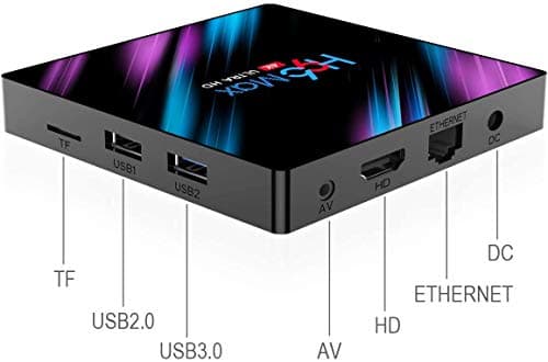 AUSHA® 4K Mini PC Box with H.265 Decoding,RK3318 Quad Core 64 Bit Processor,Android 10, 4GB Ram 32 GB ROM, Voice Assistant, Support 2.4G/5.0G Dual WiFi 3