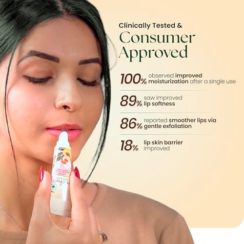 Moha Herbal Lip Balm for Dry & Pigmented Lips | With Apricot, Almond Oil, Wheat Germ Oil, Honey & Vitamin E | Heals Cracks, Soothes Sun Damage, Restores Natural Lip Color - 10gm (Pack of 4) 2