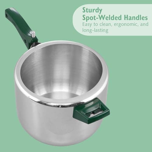 Hawkins 5 Litre Pressure Cooker | Stainless Steel | Quik | Straight Body | Induction Compatible | Ideal for 5–7 persons | Silver (QSP50)|Induction and Gas Stove Compatible 4