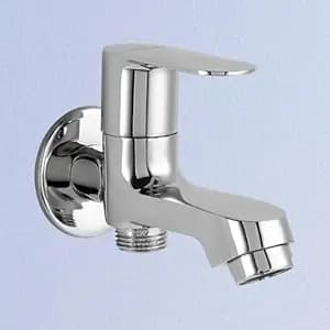 Benelave by Hindware 2-in-1 Bib Tap for Bathroom | Made of Brass | Mirror-Like Chrome Polish Finish | Suitable for Bathing/Toilet Area | Volga Range | 7-Year Manufacturer Warranty