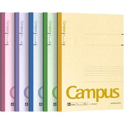 Kokuyo Campus Notebook - 30 Sheets, Pack of 5