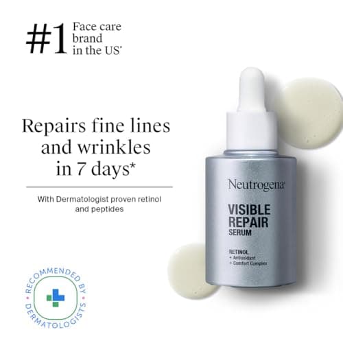 Neutrogena Visible Repair Retinol Serum: Boosts Collagen for Anti-Ageing, Wrinkles & Fine Lines 30ml 2