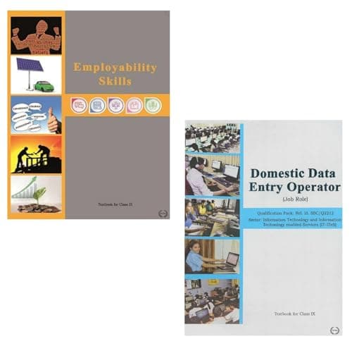 Class 9th Combo Domestic Data Entry Operator And Employability Skills Textbook for Class IX CBSE (Cbse Vocational Course)