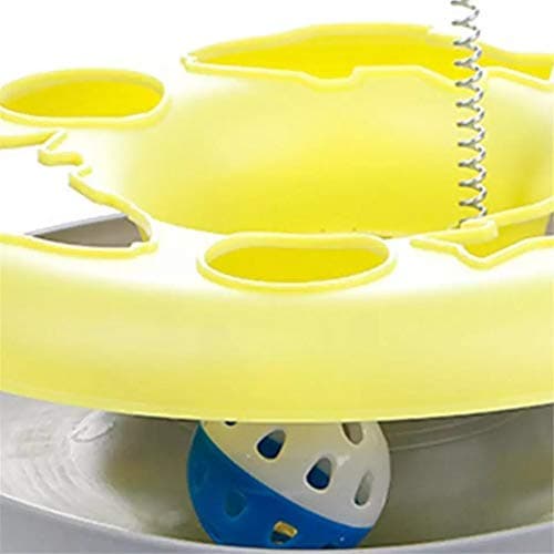 RvPaws Cat Wand Stand Teaser Toy, Interactive Cat Toy with Spring & Mouse | for Kittens & Cats (Colour May Vary) 3