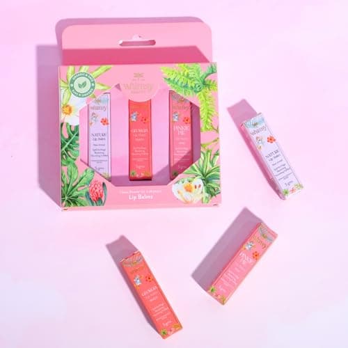 Whimsy Beauty Mini Lipsticks Combo Set for Girls | Hydrating Roll On Lipsticks with Lightweight Comfortable Wear | Ideal Birthday Gift Set | 3 pcs | 4 to 16 Years | Organic, Natural, Chemical Free 2