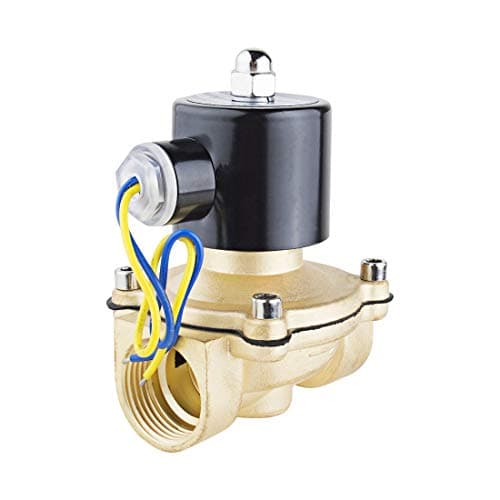 IONIX Brass solenoid valve 1 inch for industrial water purifier, irrigation, overhead tank, Normally closed type sv 220V AC 6