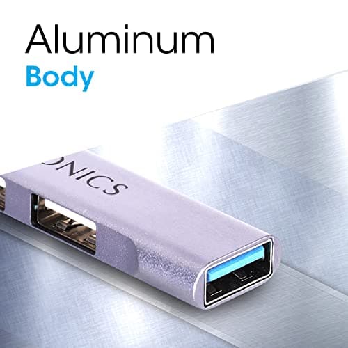Zebronics 200HB USB 3.0 4 Port hub with Hi Speed Data Transfer, Aluminum + ABS Body, 15cm Cable, SLE 4