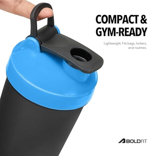 Boldfit shaker for gym leakproof gym shaker bottle ideal for Protein, Pre Workout, Bcaas sports bottle Workout water sipper for men 4