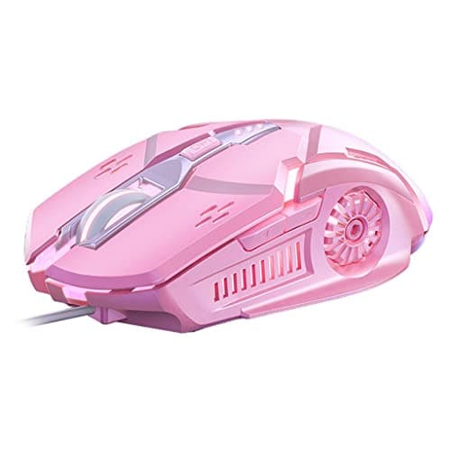 BNF®Wired Mouse Six-Button Colorful Luminous Gaming Mechanical Mouse Pink|Computers/Tablets & Networking|Keyboards, Mice & Pointers|Mice, Trackballs & Touchpads|Package Includes:1 Piece Gaming Mouse