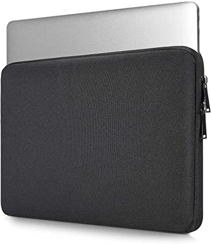 Dynotrek Feeder 17.3 inch Laptop Sleeve Case Cover Pouch, Computer Bag Compatible with HP Pavilion Envy Dell Lenovo IdeaPad LG Gram MSI ASUS Notebook Razer Blade Pro 17, Charcoal Black