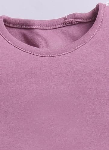 Smart Baby Baby Girl Cotton Dungaree Romper with T-Shirt | Soft & Breathable | Snap Button Closure | Infant Summer Wear (0–24 Months) (IN, Age, 6 Months, 9 Months, Regular, Maroon) 4