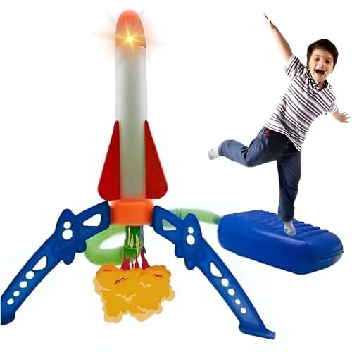 TOYRENTTO Rocket Toy for Children, Outdoor Toy from 3-12 Years Boys, Multicolour