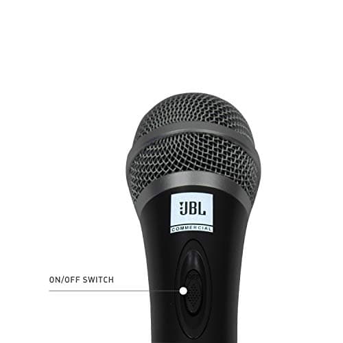 JBL Commercial CSHM10 Handheld Dynamic XLR Unidirectional Microphone With On/Off Switch (Cable Not Included) Black, Medium 4