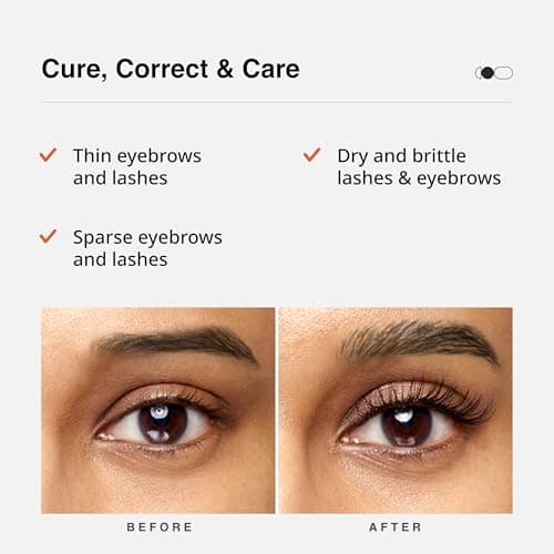 Cureskin Eyebrow & Eyelash Growth Oil with Castor, Brahmi & Vitamin E | Nourishes, Thickens & Strengthens Brows & Lashes | Eyelash Growth Serum | For Women | 7 ml (Pack of 2) 4