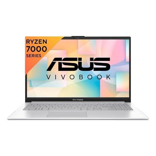 ASUS Vivobook Go 15, AMD Ryzen 5 7520U Thin & Light Laptop(AMD Radeon iGPU/8GB RAM/512GB SSD/FHD/15.6"/60Hz/Windows 11/M365 Basic (1Year)*/Office Home 2024/Cool Silver/1.63 Kg) E1504FA-NJ132WS