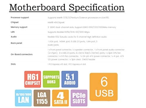 Cyntexia Computer Desktop PC (Core i5-2400 || 16GB RAM || 512GB SSD || HDMI || VGA || Ethernet || HD Graphics 2000 || Win 10) Basic Software Installed 5