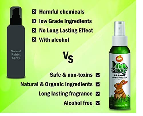 Boltz Rabbit Litter Spray with Lemon Grass and Neem, Medium, 200 ml, 1 Piece 5