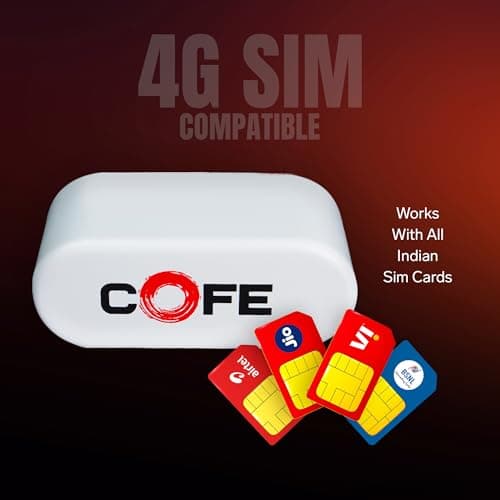 Cofe CF-4G707WF SIM Based 4G Wi-fi and LAN Device - Support All SIM, No Configuration Required, Supports All DVR, CCTVs, IP Cameras, Bio Metric Devices (with Wi-Fi) 3