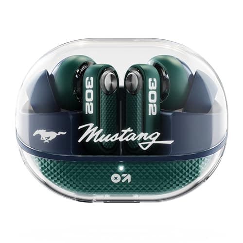 GOBOULT Mustang Sprint in Ear Earbuds with 60H Playtime, Amp App Support, 32dB Active Noise Cancellation, Quad Mic ENC, Dual Device Pairing, 10mm Drivers, BTv 6.0 TWS (Neon Green)