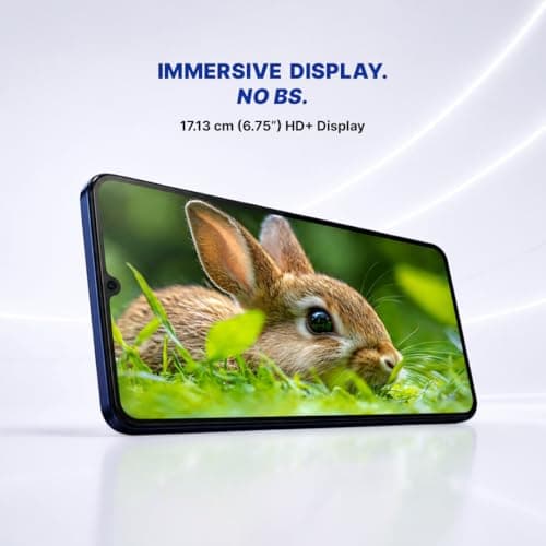 Lava Bold N2 5G (Billionaire Blue, 4GB RAM, 64GB Storage) | 6000 mAh Super Battery | Octacore Ultrafast Processor | Biggest 6.75 (HD+) 120Hz Display | IP64 Dust & Water Resistant | Free Service @ Home 4
