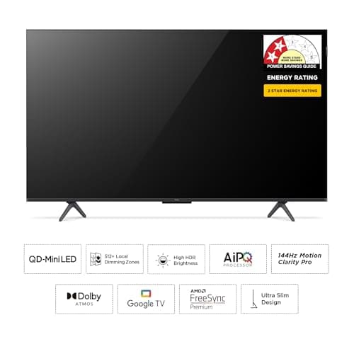 TCL 164 cm (65 inches) 4K UHD Smart QD-Mini LED Google TV 65Q6C 2