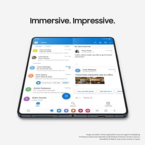 Samsung Galaxy Z Fold4 5G (Phantom Black, 12GB RAM, 256GB Storage) with No Cost EMI/Additional Exchange Offers 3