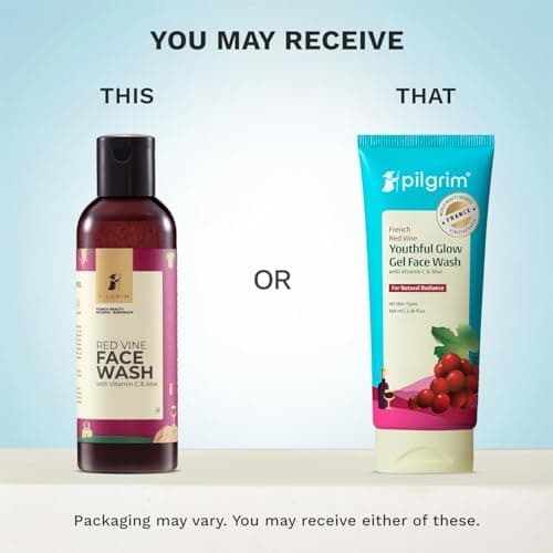 Pilgrim French Red Vine Face Wash with Vitamin C & goodness of Aloe for Anti Ageing & Dark Spots |Face wash for dry skin | Face cleanser for dry skin | Men and Women|100ml 2