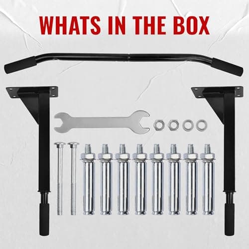 Slovic Pull up Bar for Home Workout [200 KG Load Capacity] | Pull up bar Wall Mounted | Gym Equipment for Home Workout | Pull up bar stand for Men, Women & Kids | Pull up rod for Chin ups 5