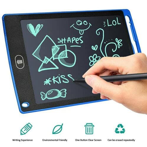Buddies Cart LCD Writing Tablet 8.5 Inch Screen, Kids Toys, Writing Tablet Kids Toys for Boys 4 Years Toys for 5+ Years Boys, Best Birthday Gift Drawing Tablet, E-Note Pad, Remove Button Multicolor 2
