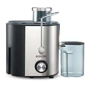 Borosil Primus Juicer | Made in India | Centrifugal Juicing Technology | Juice Collecting Jar | 2 Speed Controls | Overheat Protection | 1 Year Warranty