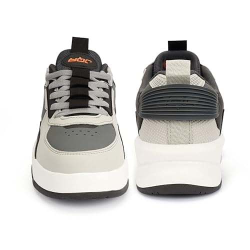 JQR Men Signature Casual Sneaker Shoes Synthetic Upper Lace Up Design Soft Cushioned Memory Foam Insole Extra Grip Comfortable Lightweight Durable For Gym,Workout,Walking&Everyday(Size-8),Multicolour 4